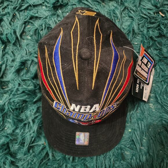Vintage Chicago Bulls NBA Champions Starter Hat NWT 6x Titles - Picture 3 of 7
